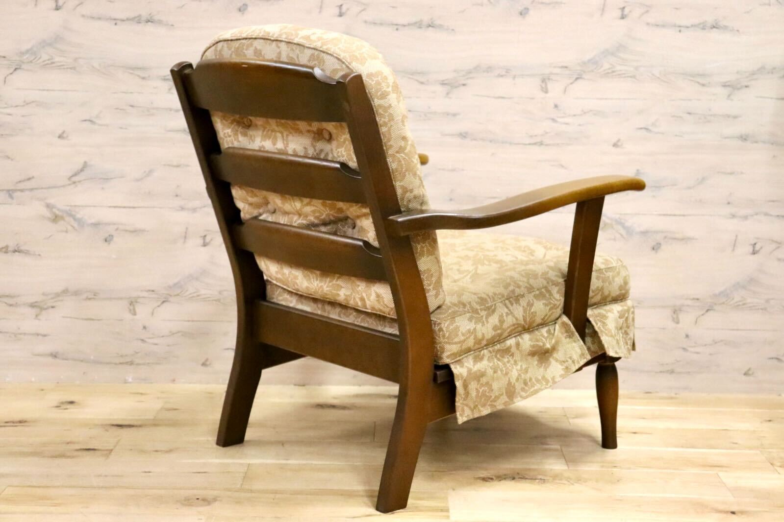 GMHS257B○飛騨産業 / HIDA キツツキ 穂高 アームチェア 1人掛けソファ