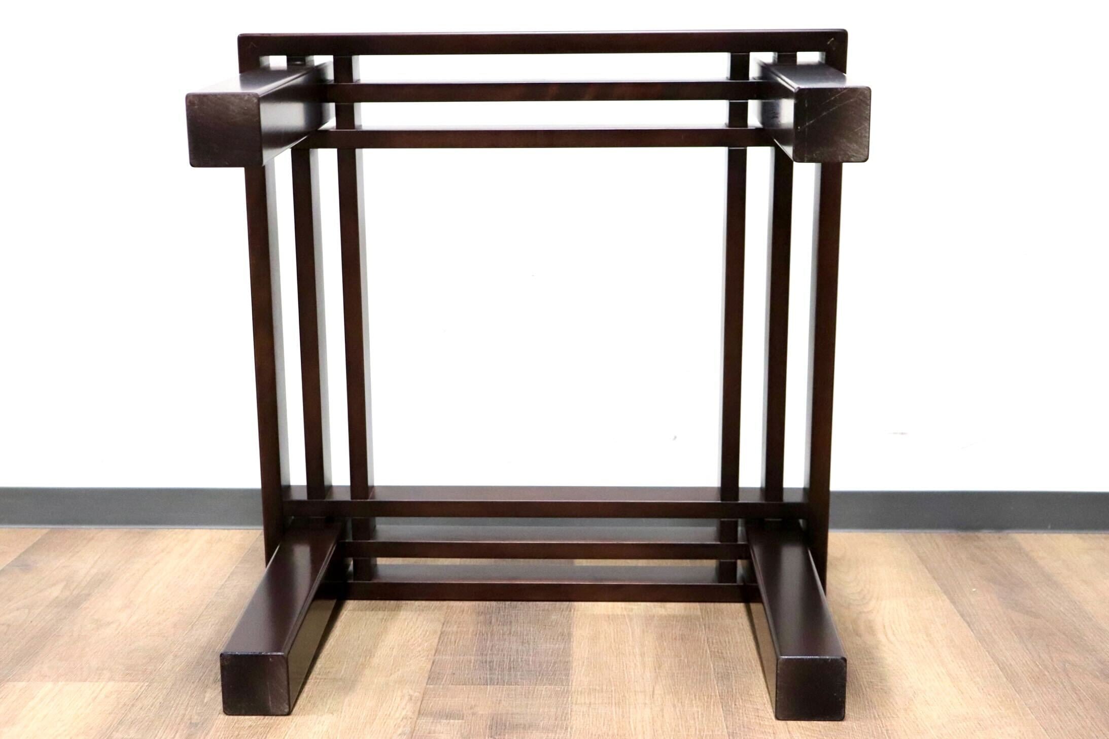 GMGF111○モリシゲ / MORISHIGE トレント サイドテーブル ガラス