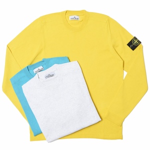SALE】STONE ISLAND（ストーンアイランド）ハイゲージコットンソリッド