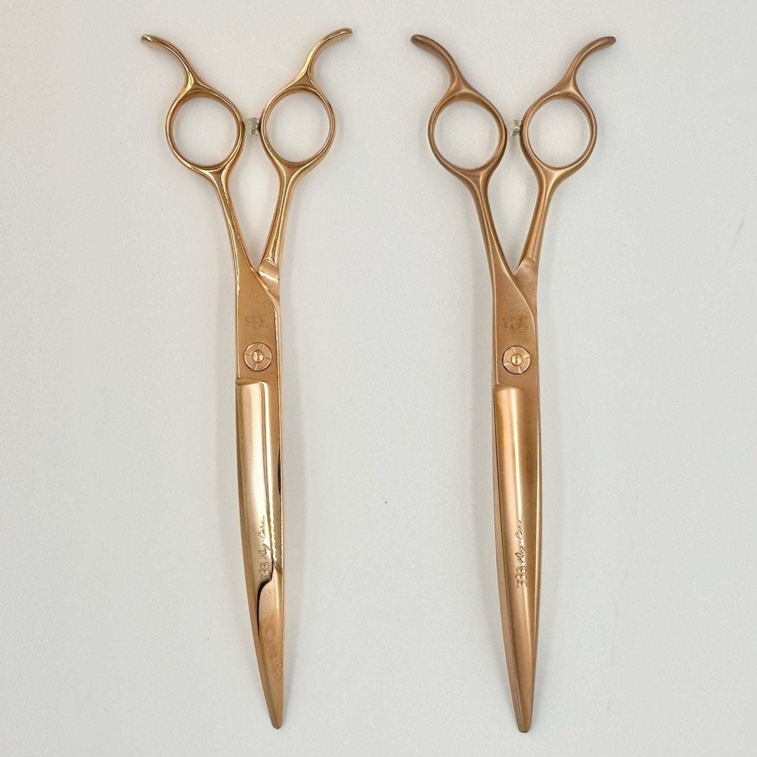 333Dog-Care】ピンクゴールドのカーブシザー – ぐるり