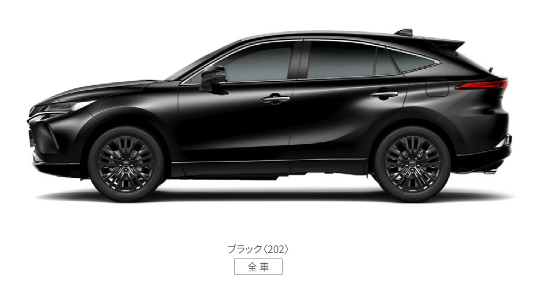 2025年6月11日「トヨタ新型ハリアー」特別仕様Z”Night Shade” ／Z