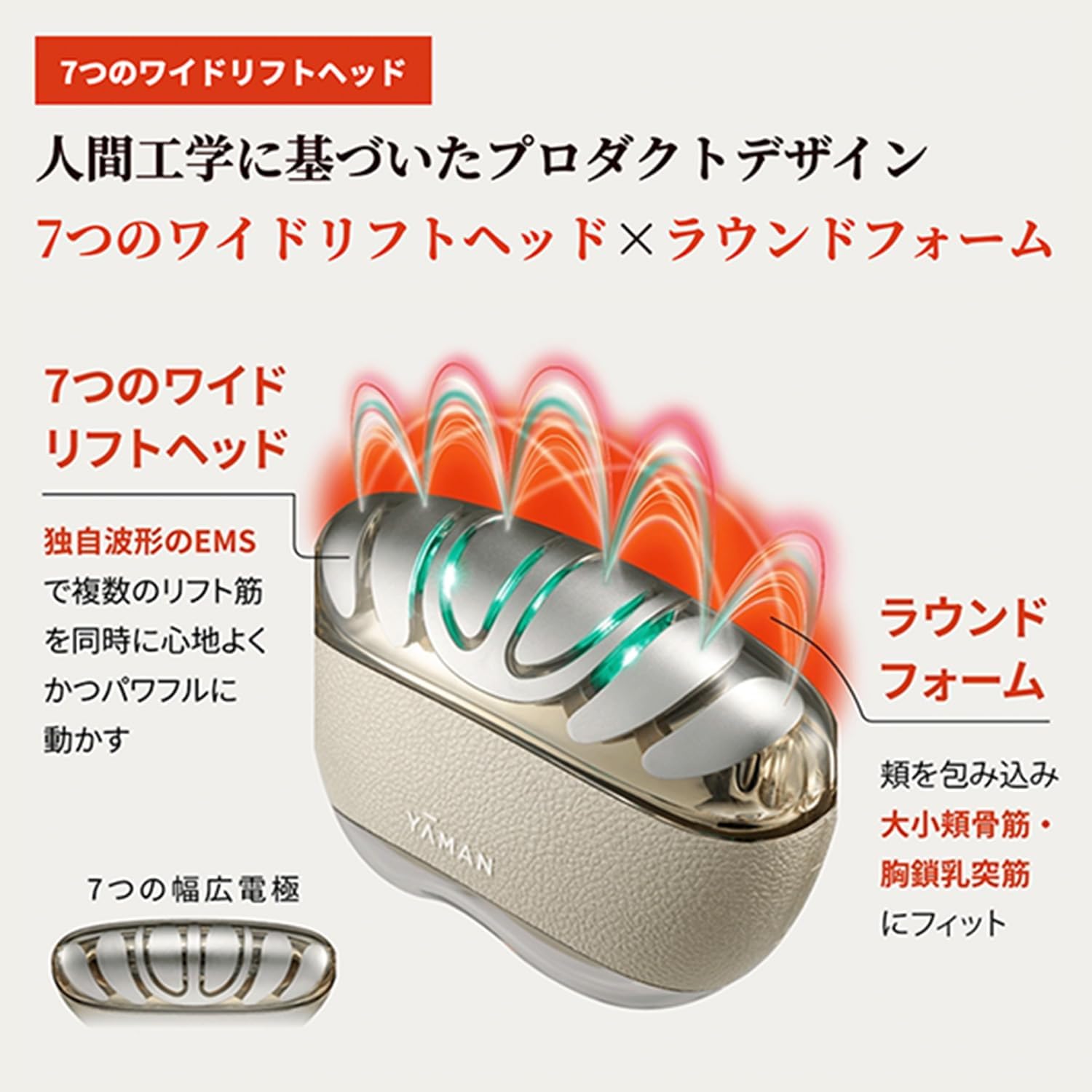 YAMAN 美顔器 YJFD1 充電ケーブル付 YAMAN 美顔器 YJFD1 充電ケーブル