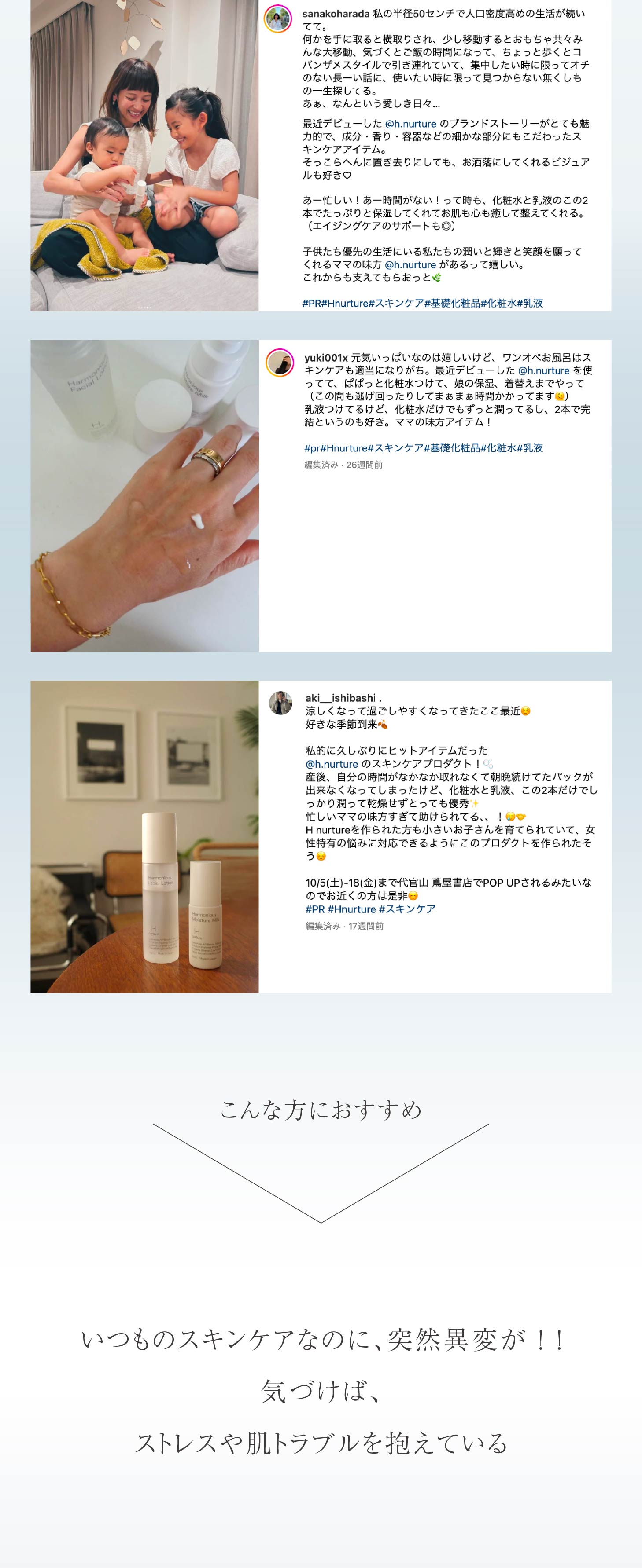 ハーモニアス ローション&ミルク