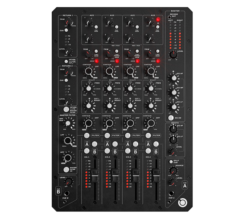 楽器としての要素を携えた 4ch DJミキサー PLAYdifferently MODEL 1.4