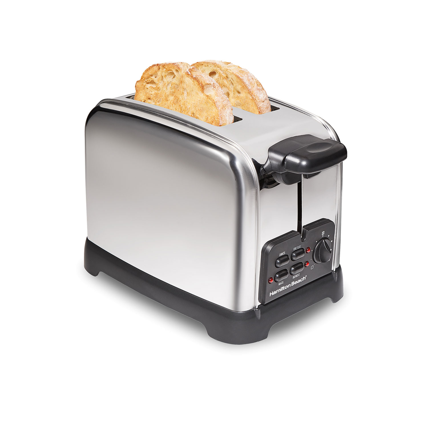 Hamilton Beach Classic 2 Slice Toaster, Stainless Steel - 22782