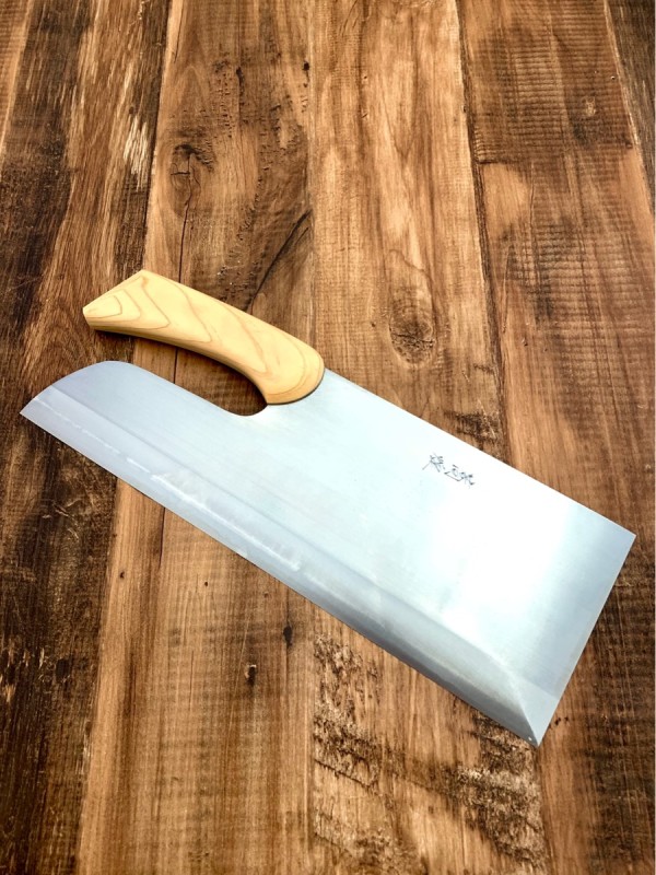 伝統工芸士 本鍛造蕎麦包丁 蕎煌 蕎麦包丁 青紙2号鋼 360mm（一尺二寸