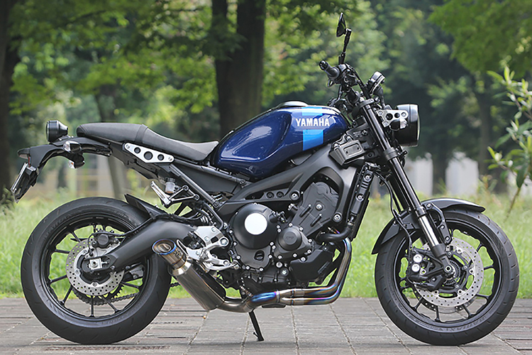SP忠男 XSR900用『POWERBOX FULL SS Titan Blue』 | ヘリテイジ