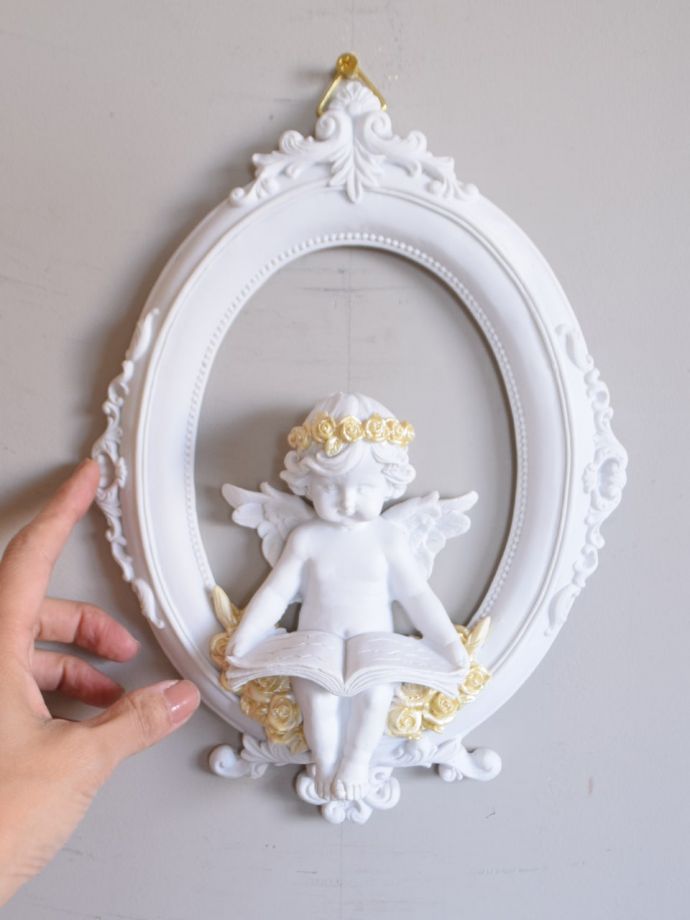 アンティーク風の可愛いディスプレイ雑貨、天使の形のデコラティブな