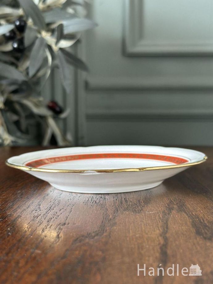 フランスから届いたアンティークプレート、リモージュのアンティーク