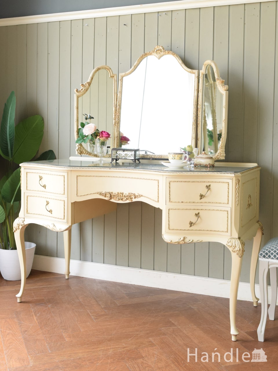 早い者勝ち価格 アンティーク ドレッサー ジュエリーケース サイド