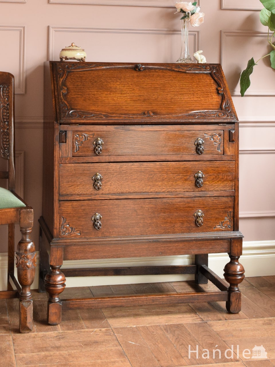 1960年代のアンティーク ビューロー(m-261-f)｜アンティーク家具