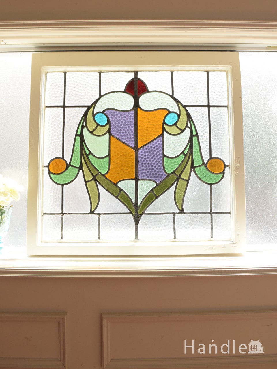 イギリスで見つけたアールヌーヴォー、ハートのモチーフのアンティーク