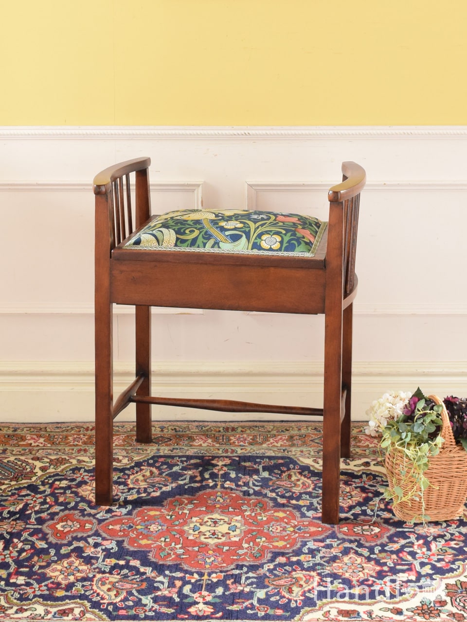 1960年代のアンティーク テレフォンベンチ(q-184-f)｜アンティーク