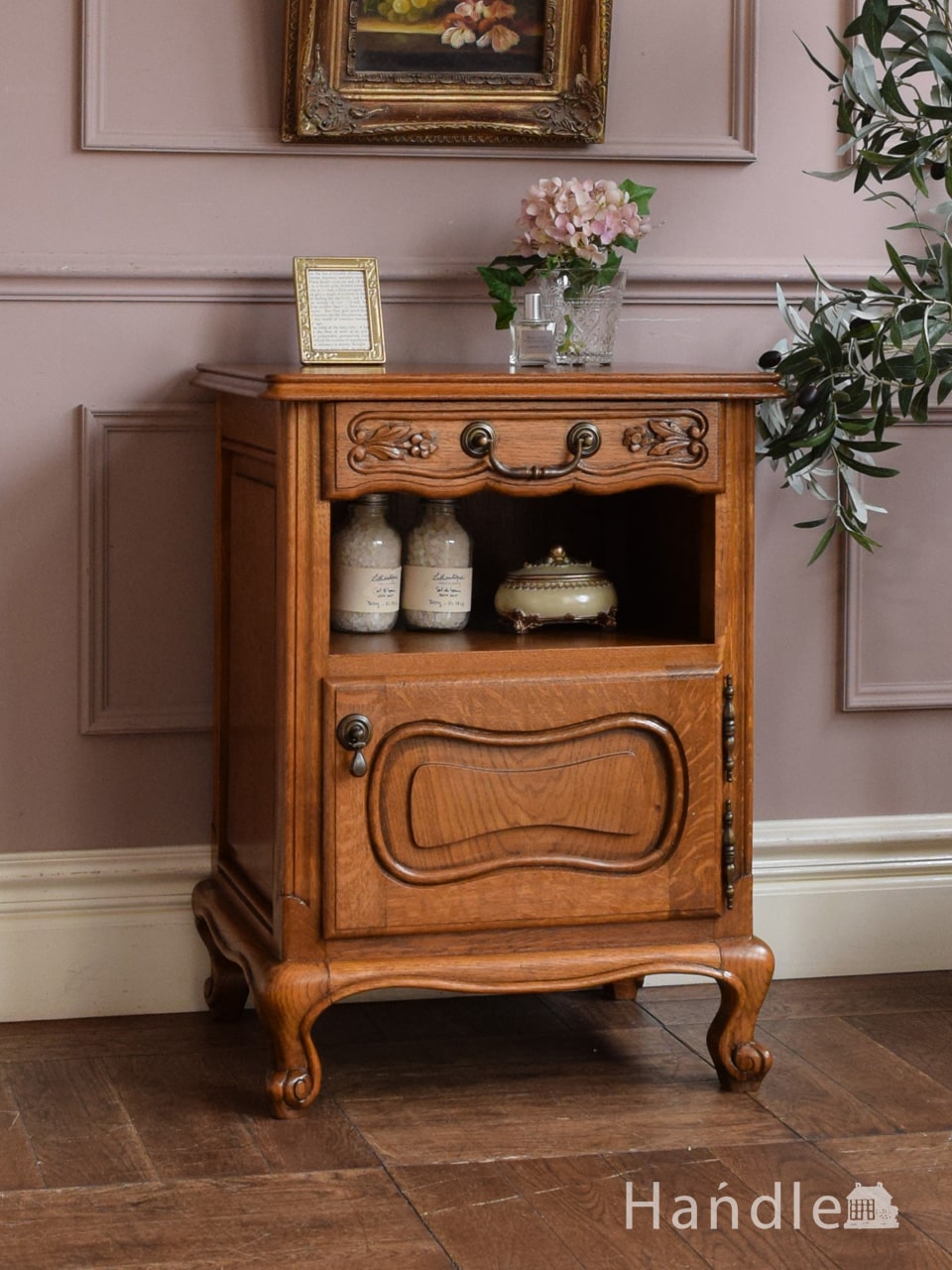 アンティーク ナイト テーブル(j-139)｜アンティーク家具