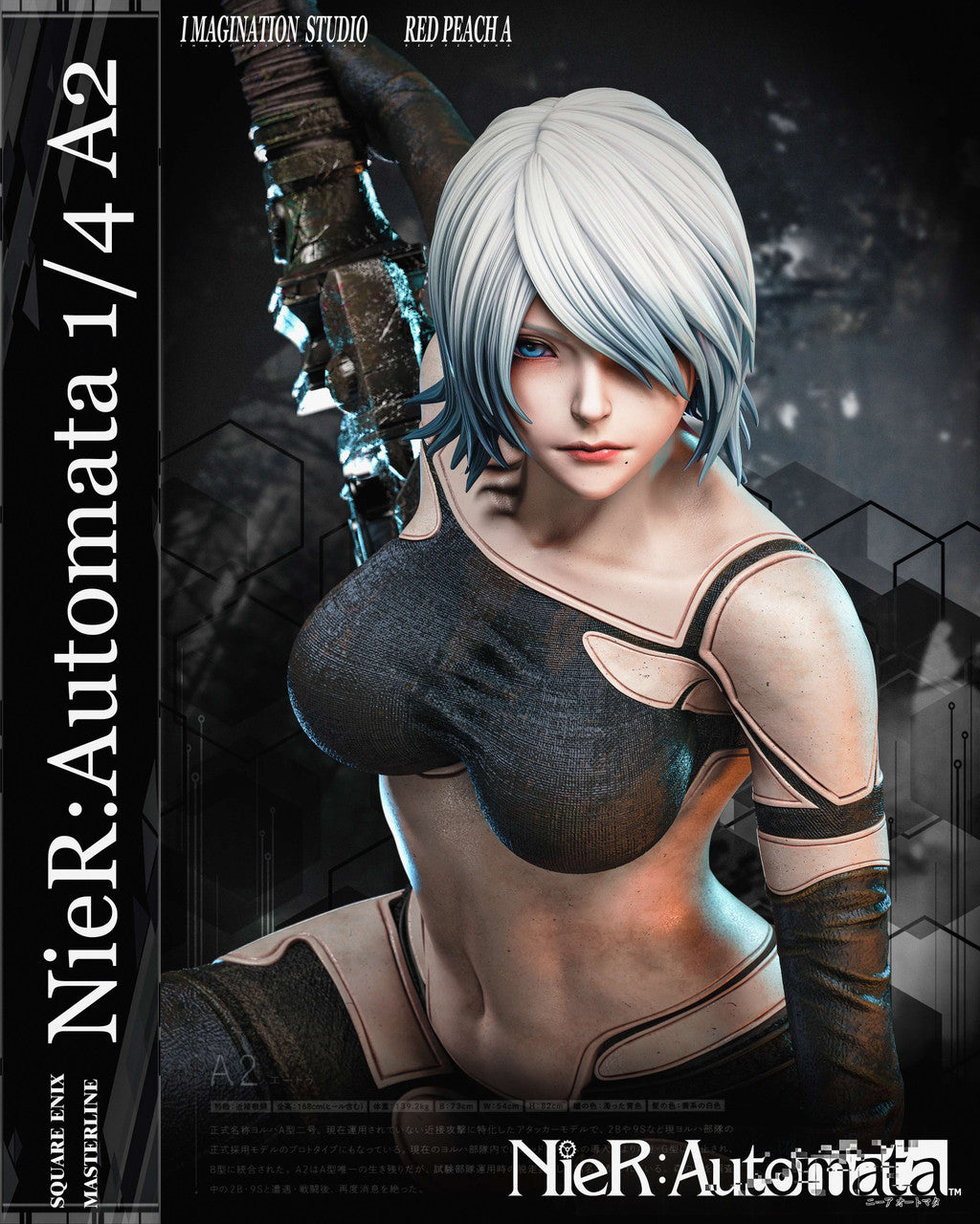 Nier: Automata - A2 | 1:4 Resin Statue | by Imagination Studio