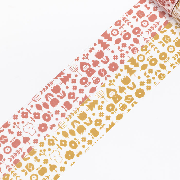 mizutama hana マスキングテープ 30mm テラコッタ | 八文字屋OnlineStore