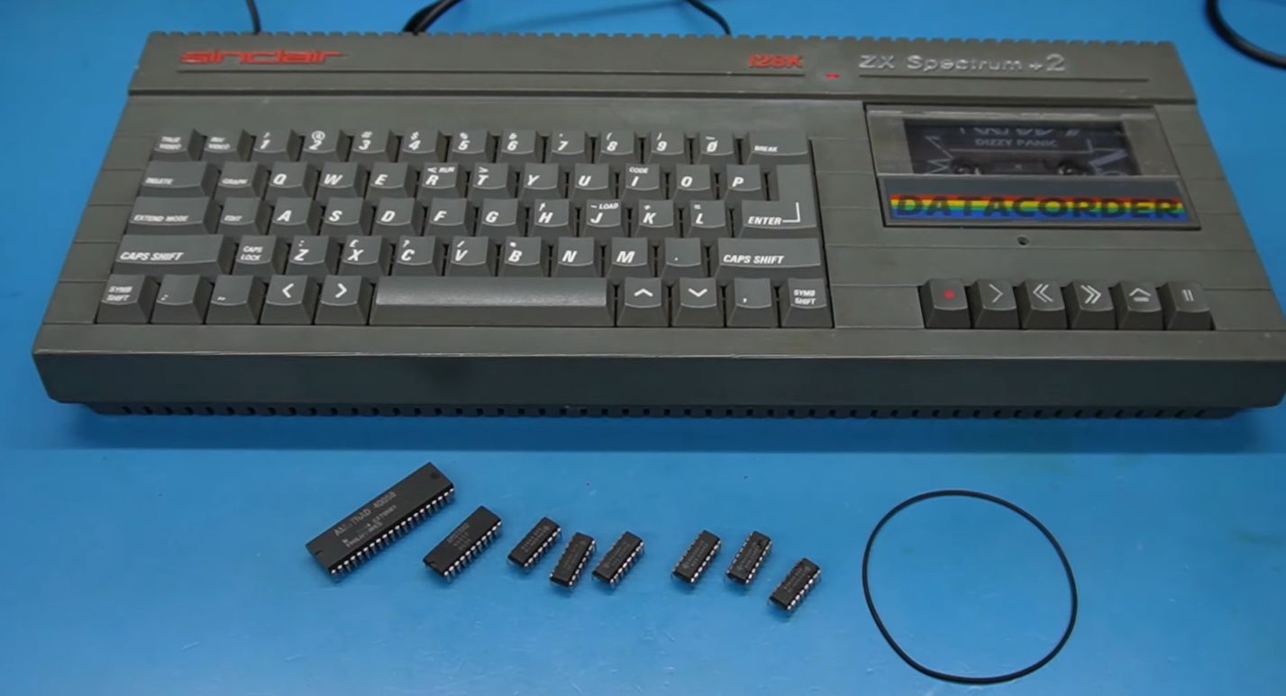 Fixing 1986 Sinclair Spectrum+2 With A High-Score Of Issues | Hackaday