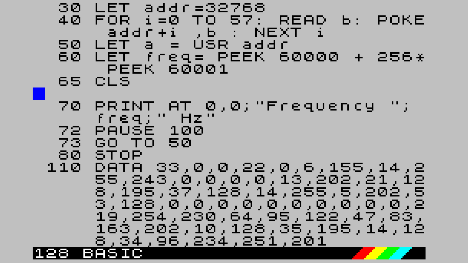 2025 One-Hertz Challenge: ZX Spectrum Is Now A Z80 Frequency