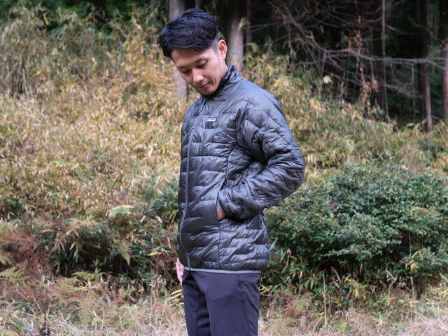 パタゴニア マイクロ・パフ・ジャケット】耐水性と防風性を備えた235g