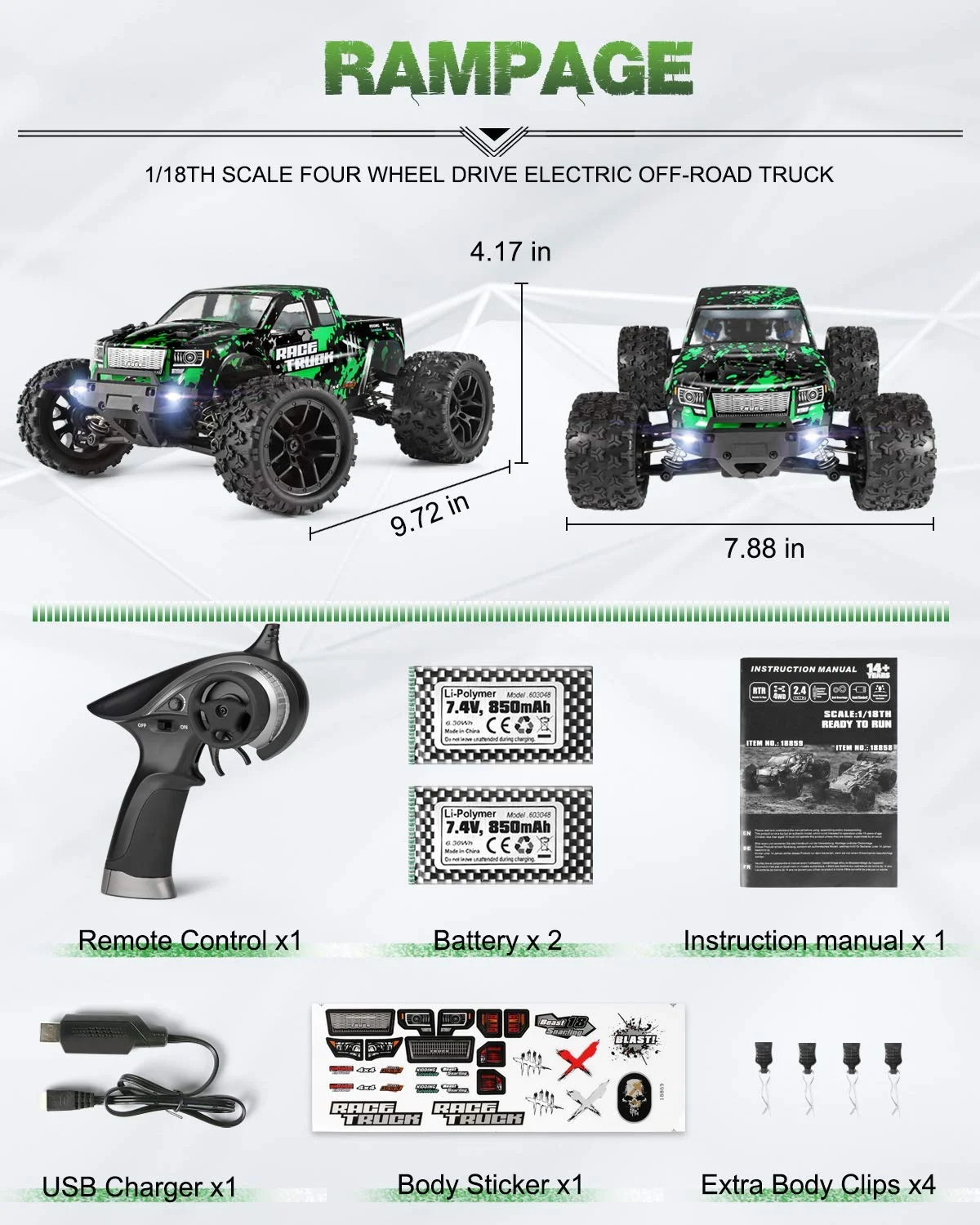 HAIBOXING 18859 Scale All Terrain RC Car - Haiboxing RC CAR