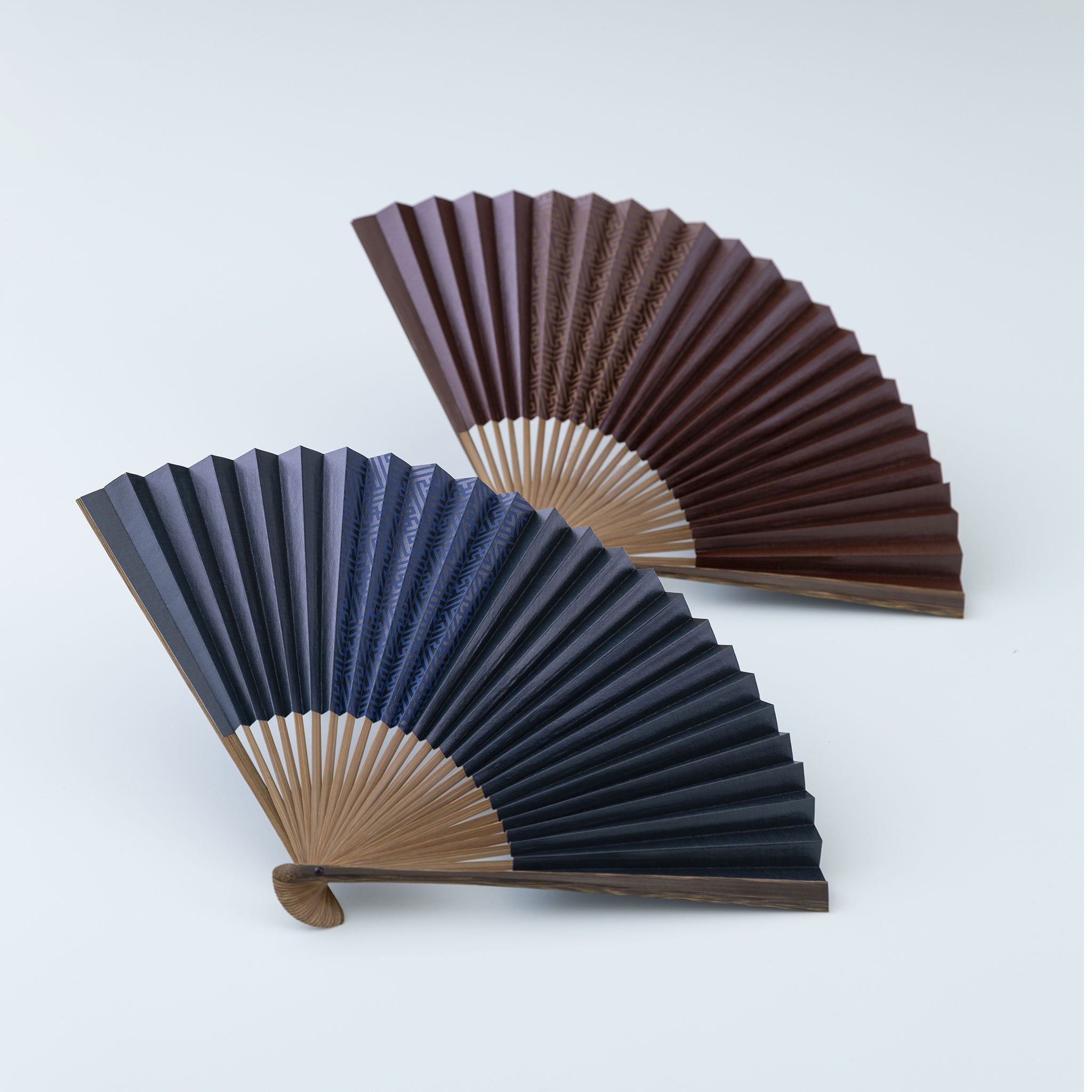 紗綾形渋扇 扇子セット（全3種類） – 白竹堂オンラインショップ
