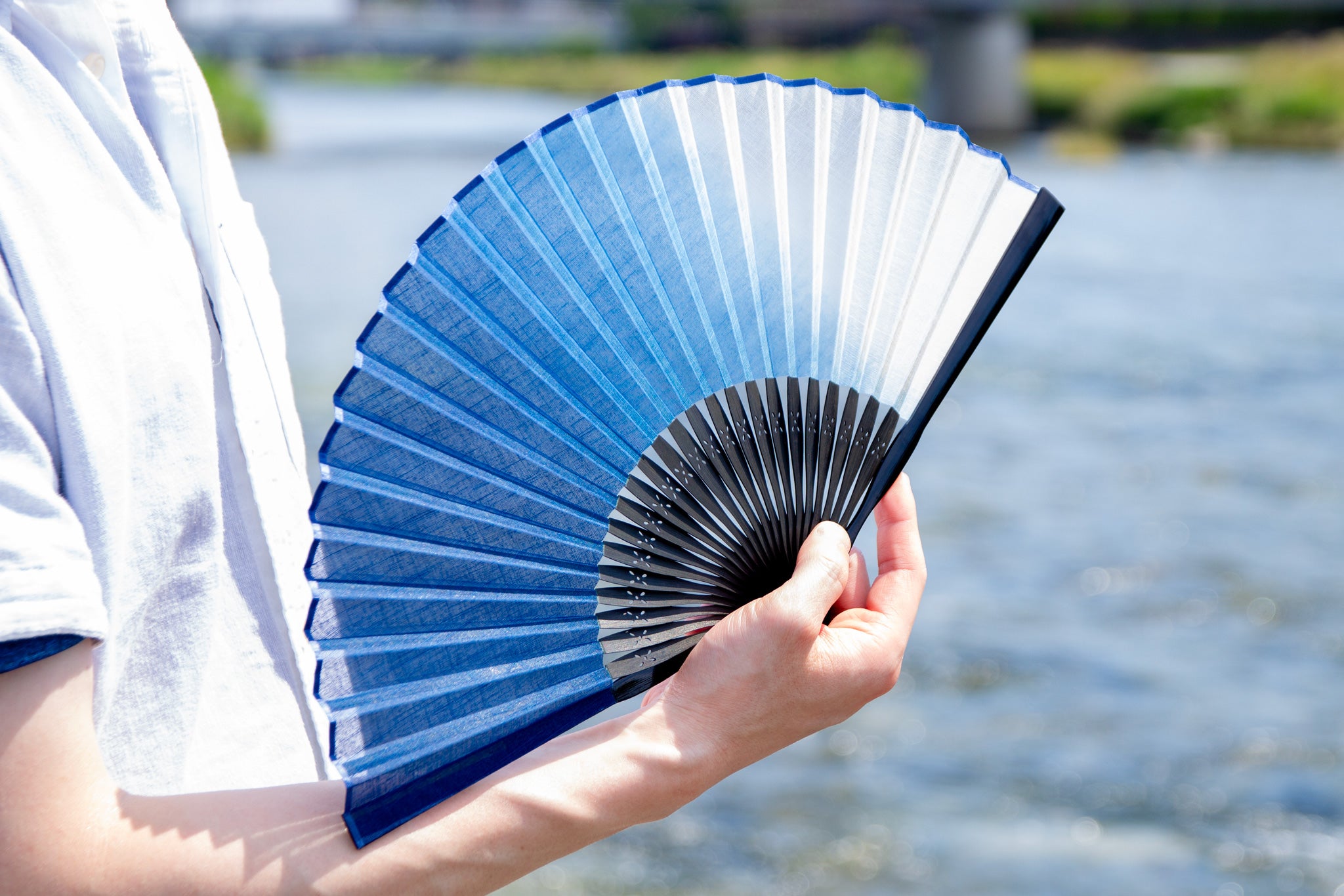 本藍染 扇子セット（全2種類） – 白竹堂オンラインショップ