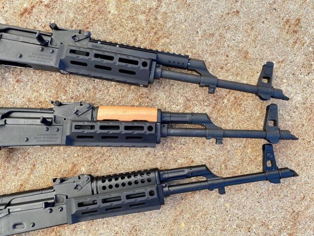 WIITECH マルイAKM GBB用MIDWEST Drop inタイプアルミロアハンドガード