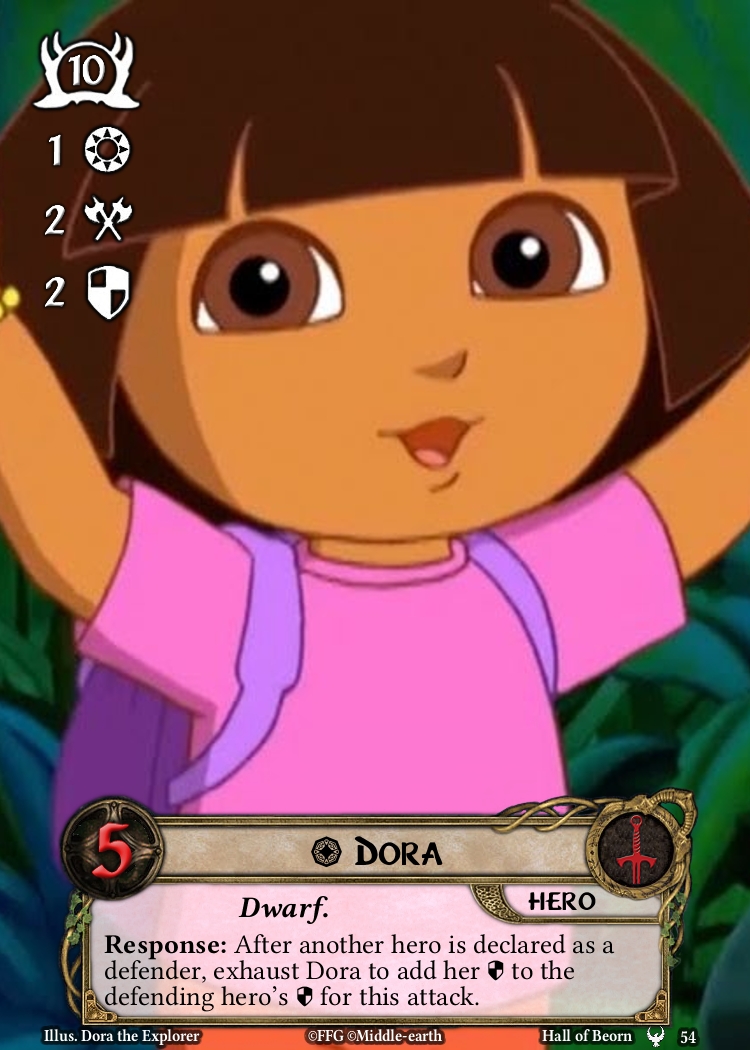 Alternate Art: Dora the Defender | Hall of Beorn