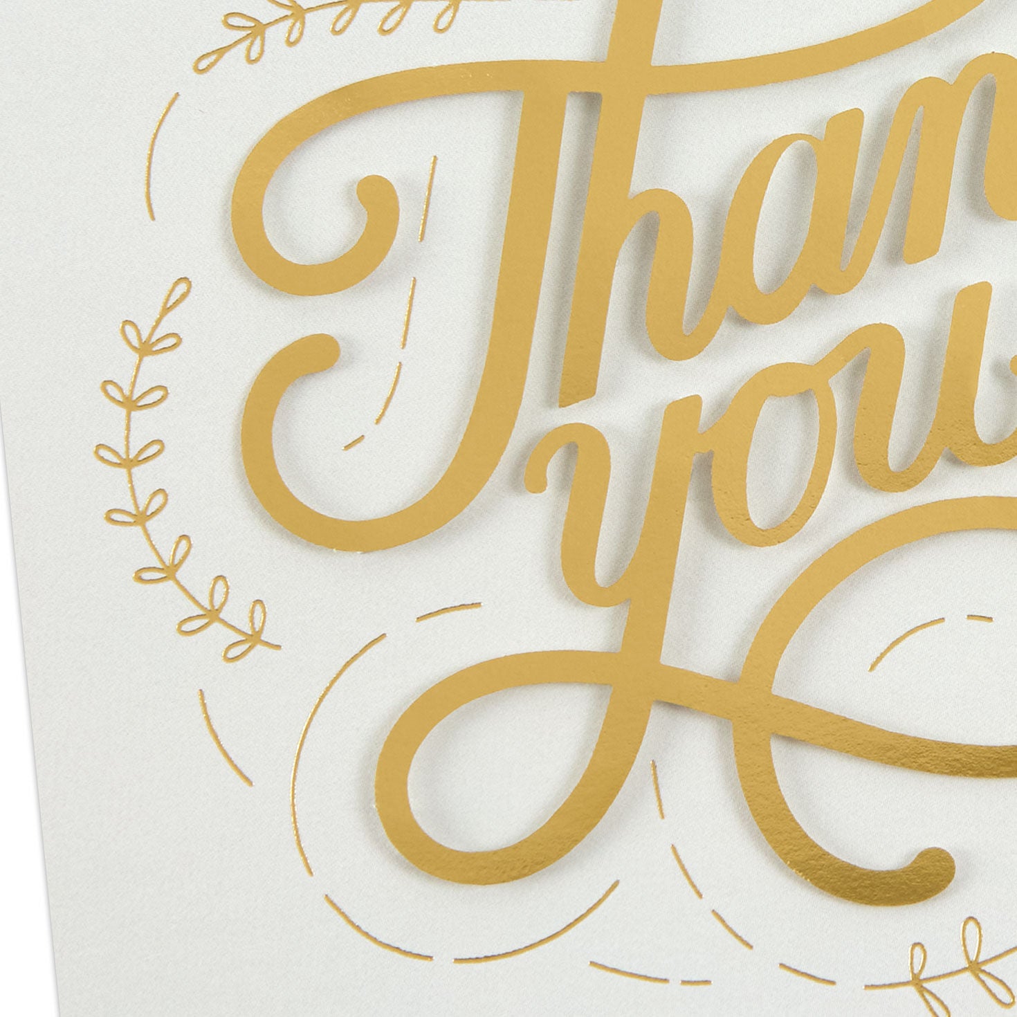 Thank you calligraphy square card【ありがとう／Signature】 – 日本