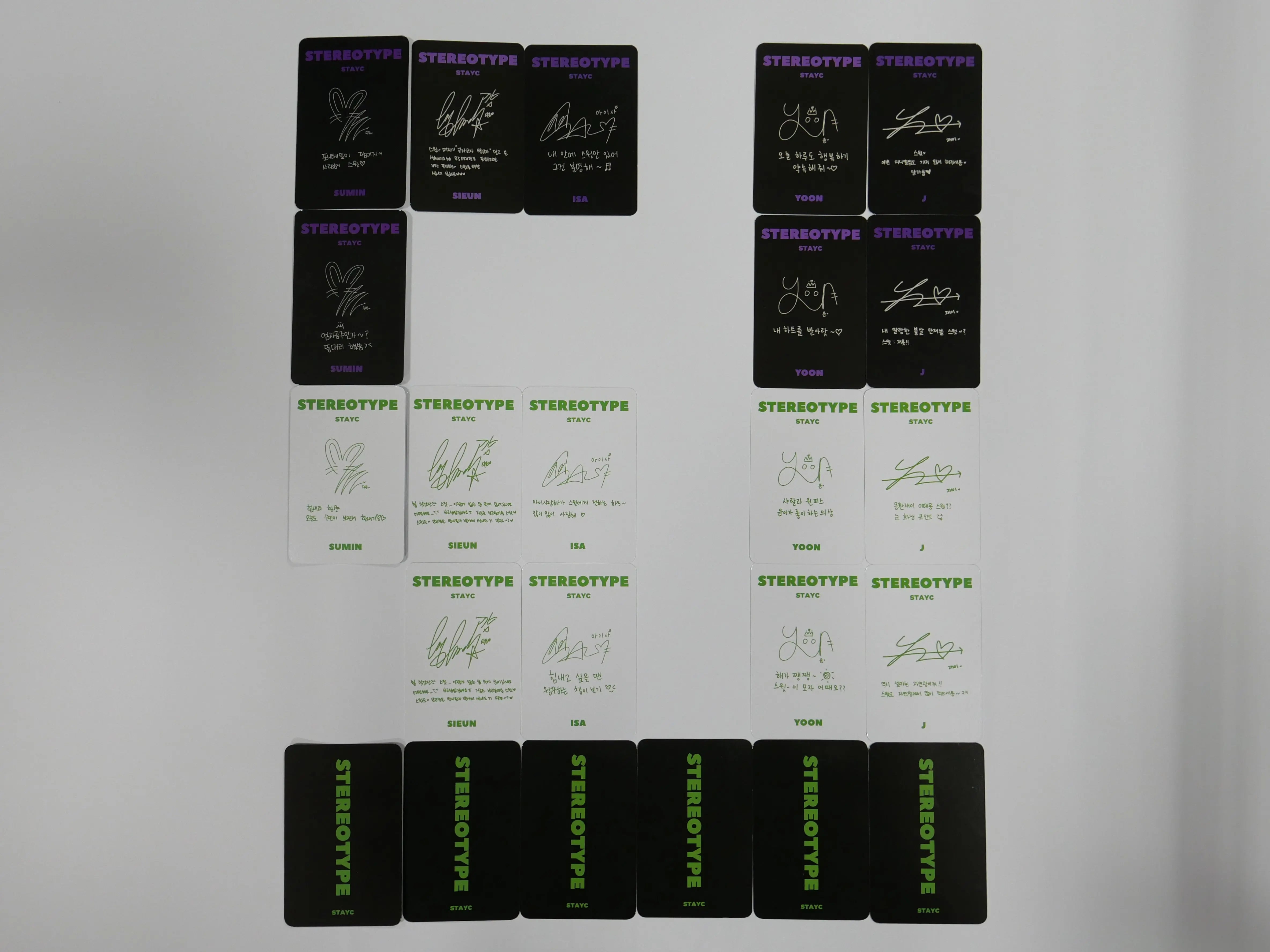 StayC 'STEREOTYPE' - Official Photocard [Seeun,Yoon,J