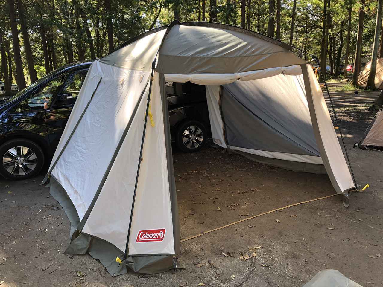車と連結できるテントの魅力とは？ 実際にコールマン「カーサイド