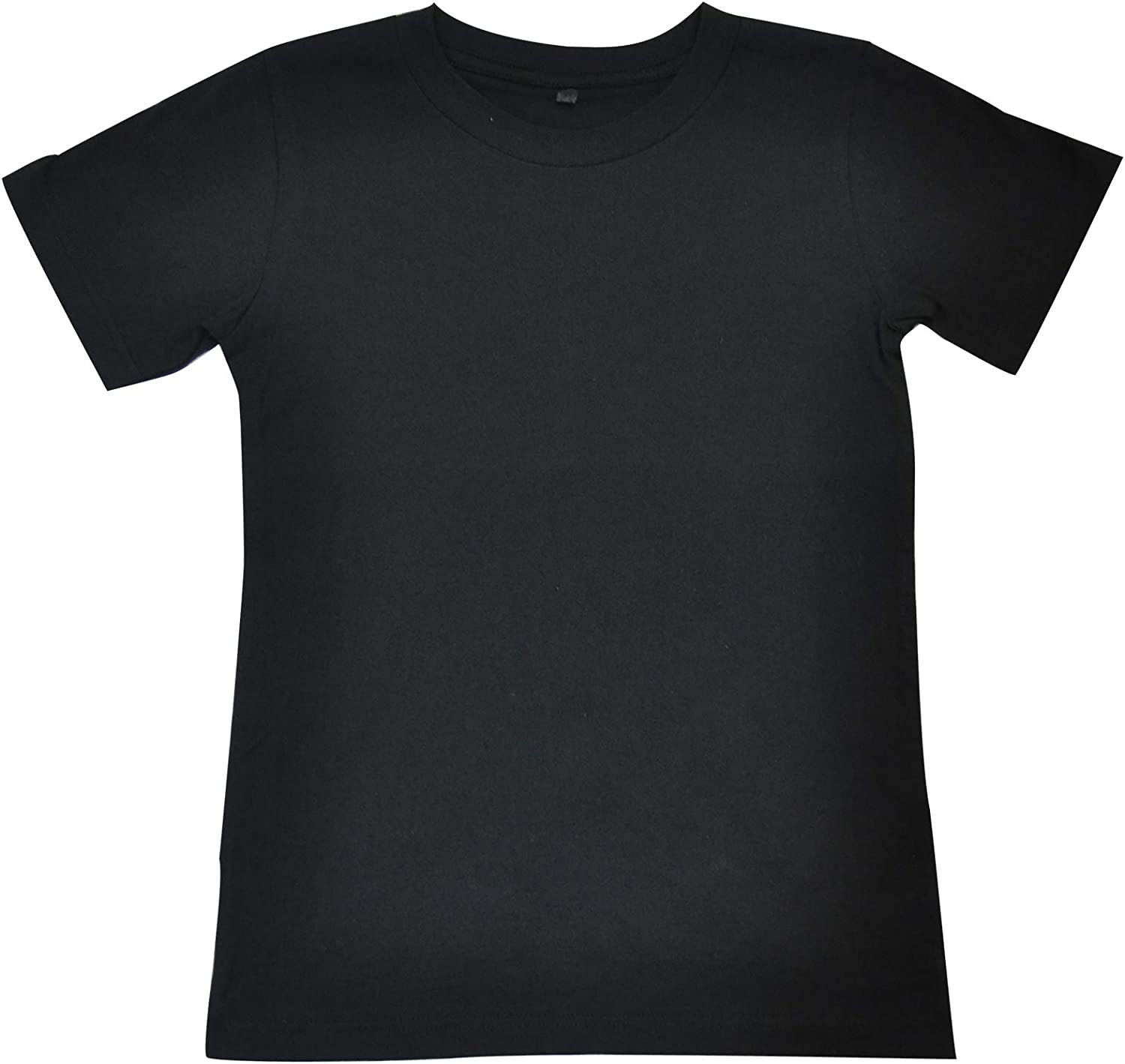 キッズ ブラック半袖Tシャツ 運動会・ダンス・よさこい・太鼓・鼓笛用