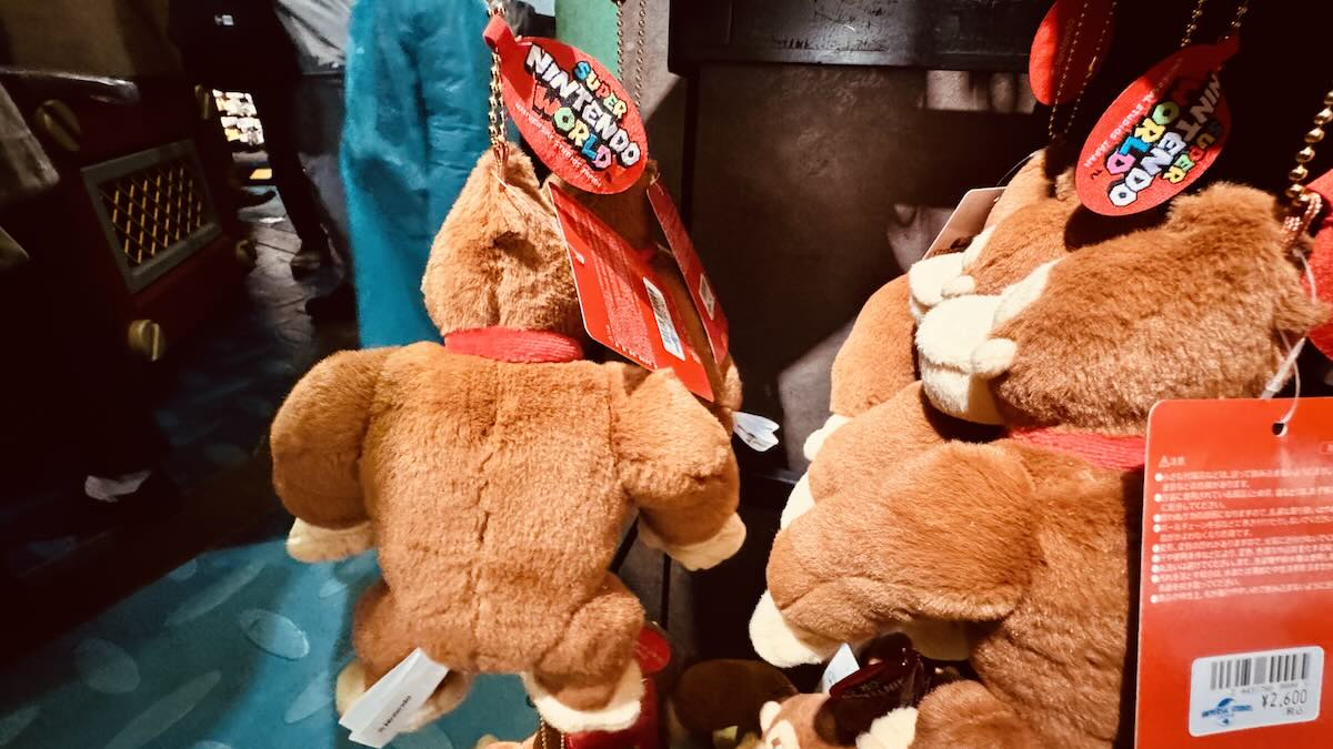 USJドンキーコングカントリーグッズ：ぬいぐるみ、キーチェーン