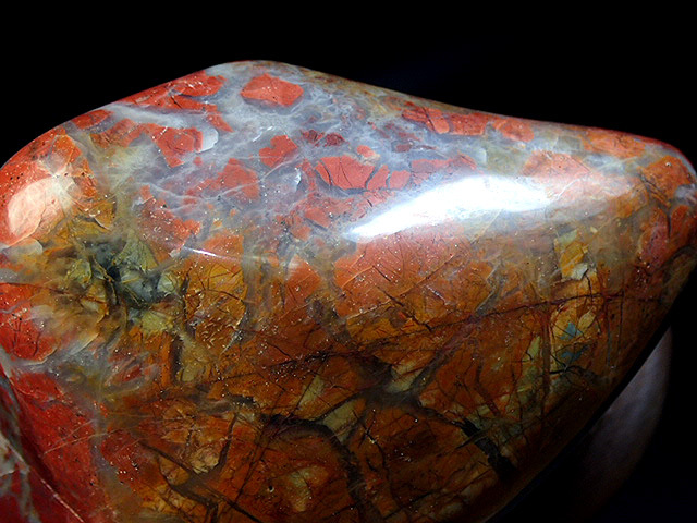 ◇セール！天然石！京都産／赤石系柄石－台座付No,105◇ - 鑑賞石のお店 悠