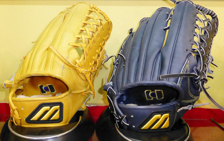 坪田信義名人監修ミズノプロ硬式グラブ 原辰徳・イチローモデル。当店