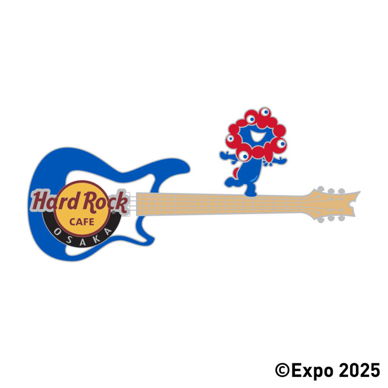 ハードロックカフェ阪神タイガース70周年記念 大阪ギターピンバッチ 全