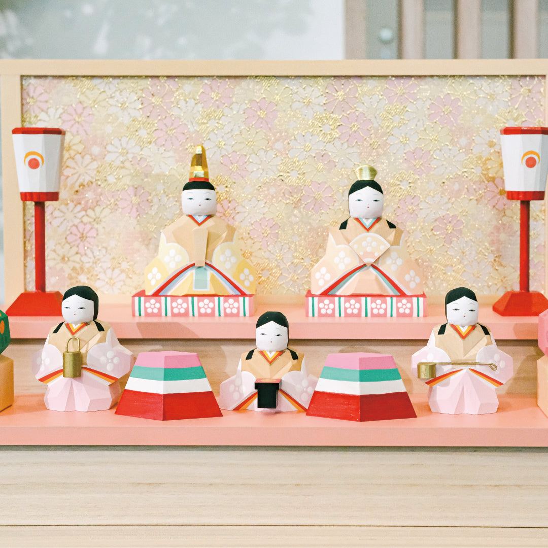 雛人形 伊予一刀彫り 紬 三段 五人飾り【南雲作】 – 晴れと暮らす