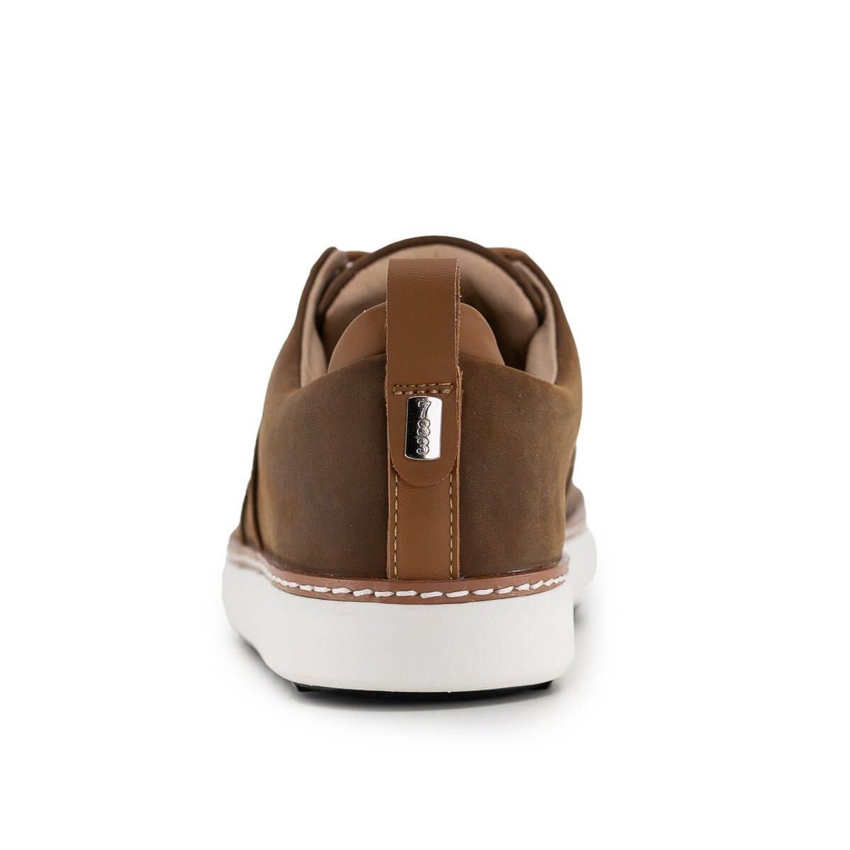 Brown & White Leather Walking Shoes | HARMONY 783