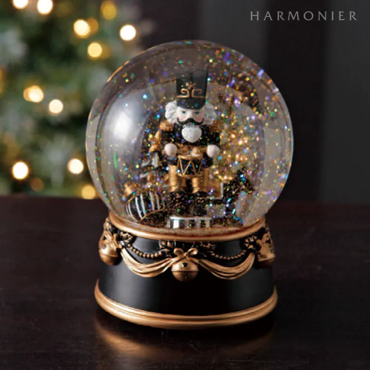 スノードームオルゴール/ブラックソルジャー｜クリスマス雑貨の通販