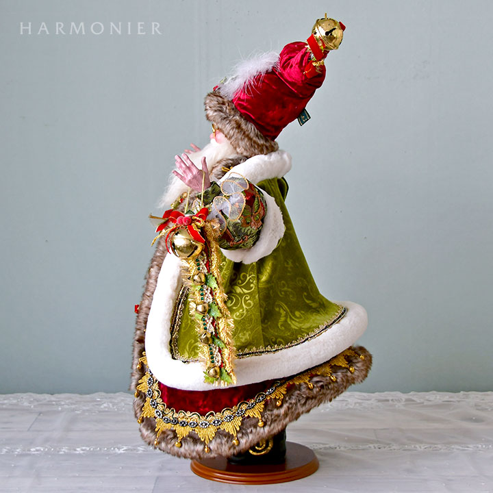 MRサンタフィギュア/グリーンガウン｜クリスマス雑貨の通販 ハルモニア