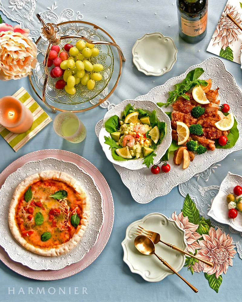 ゴールドダンテガラスプレートS 21cm/トルコ製｜輸入食器・雑貨の通販