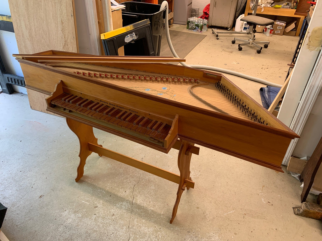 Italian Pentagonal Virginal ~ Sold ~ – Harpsichord Clearing House