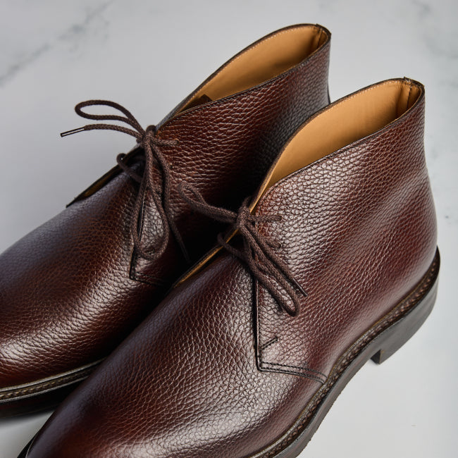 Dark Brown Country Calf Brecon Chukka by Crockett & Jones