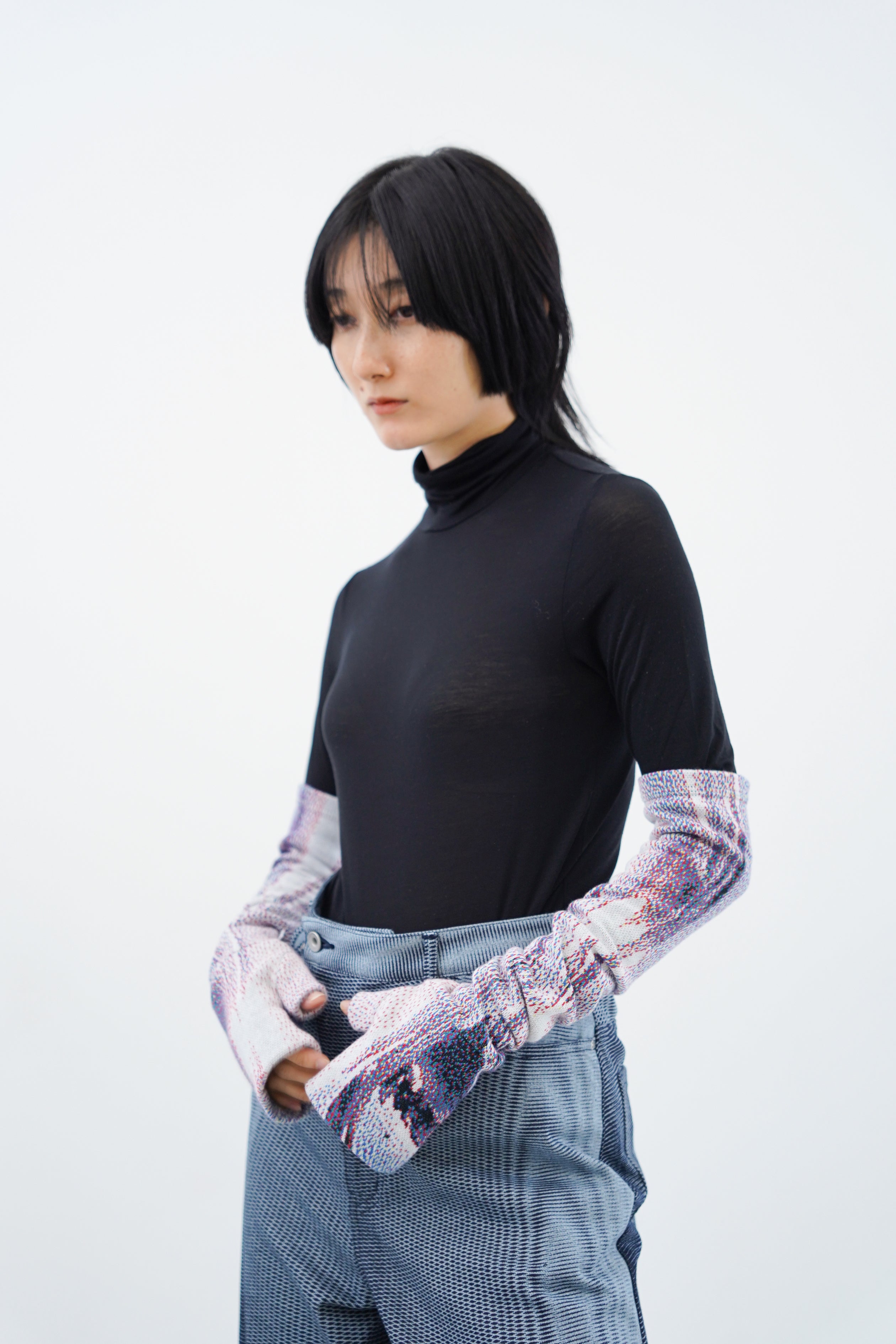 Orbs Knit Arm Covers / morning – HATRA OFFICIAL