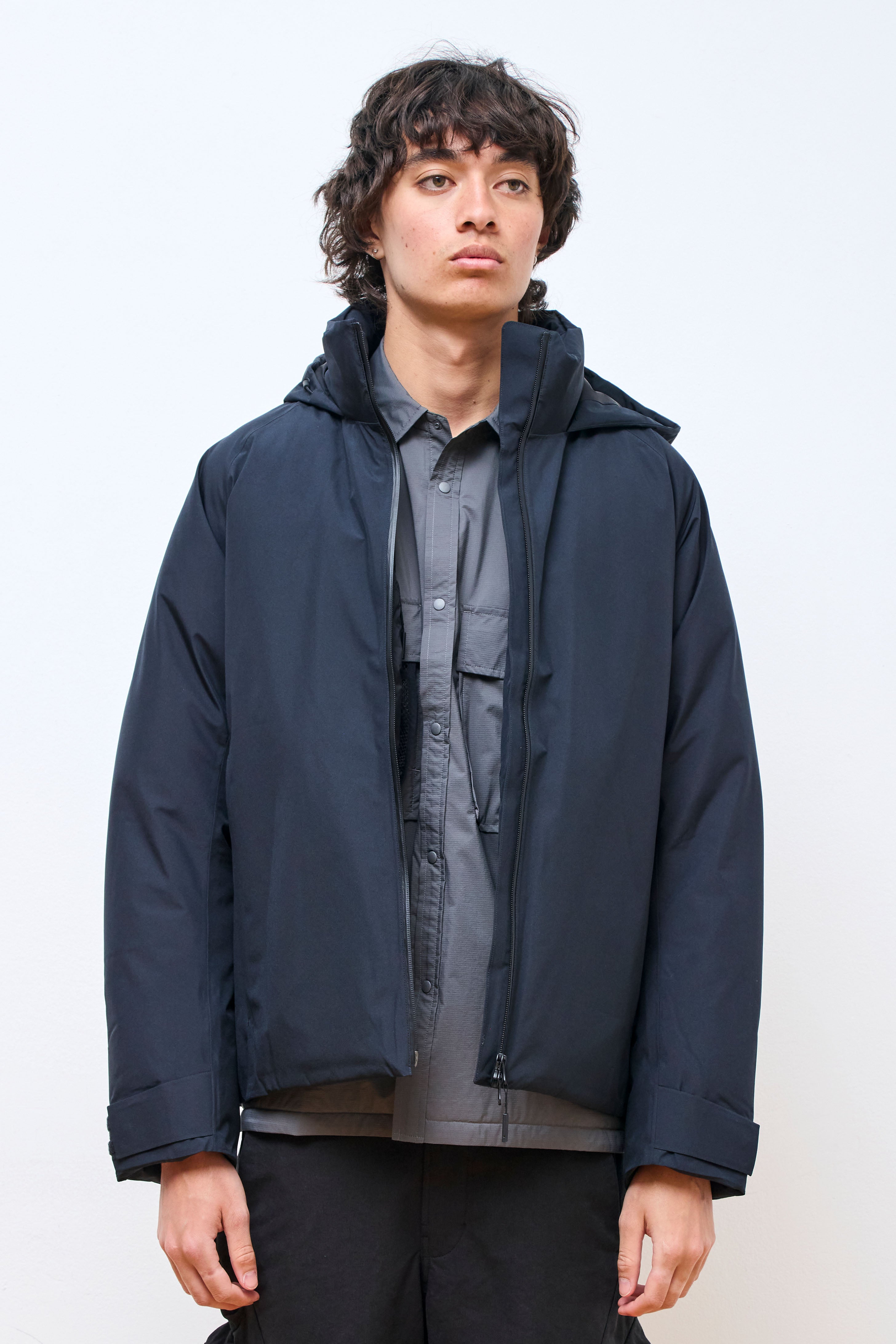 Goldwin Gore-Tex 900Fp Down Jacket Black