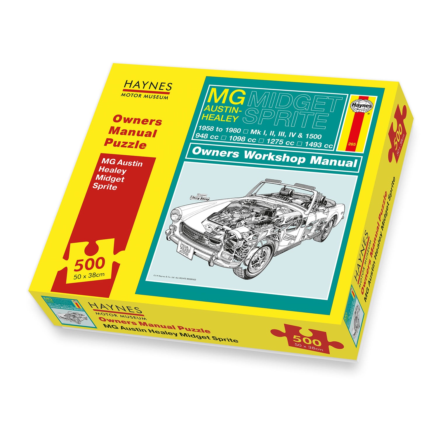 MG Midget Jigsaw Puzzle 500pcs – Haynes Motor Museum Shop