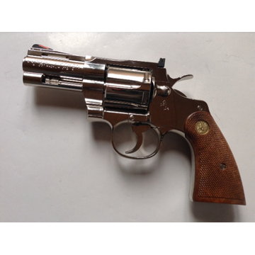 タナカワークス コルトパイソン R-model ニッケル/シルバー 3インチ