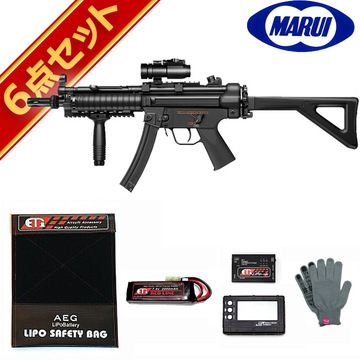 東京マルイ H&K MP5 RAS 電動ガン LiPoバッテリー フルセット