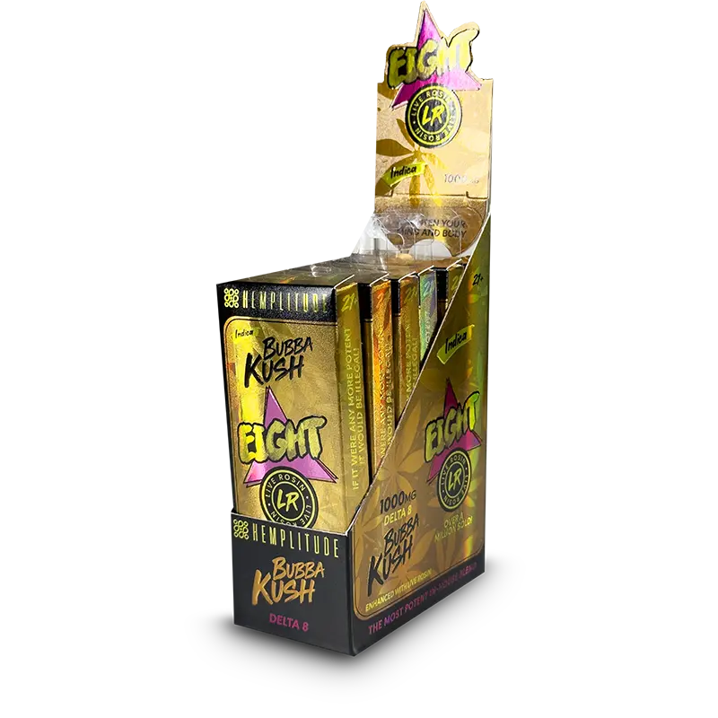 Delta 8 - 1000mg Disposable - Bubba Kush - Hemplitude