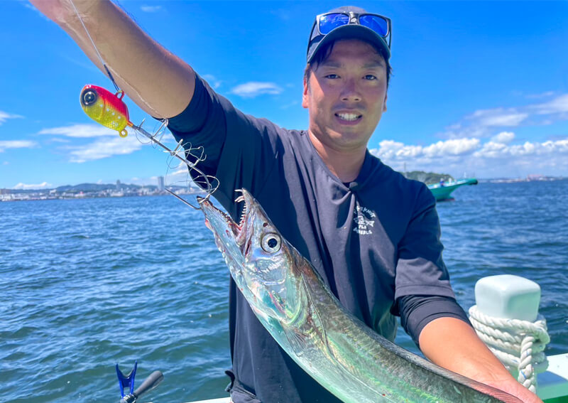 水切れ抜群ヘッド＆水平バランスで誘い掛ける！ 「瞬貫船太刀魚テンヤ